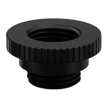 EK-Quantum Torque Surface Port Adapter - Satin Black