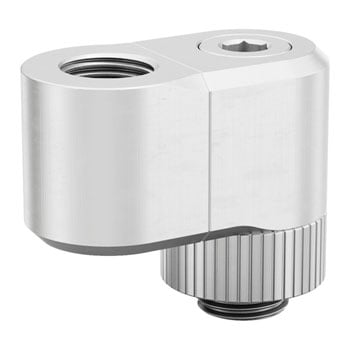 EK-Quantum Torque Rotary Offset 21 Adapter - Satin Titanium