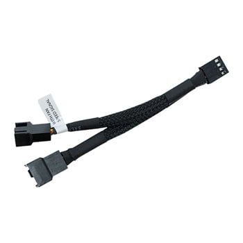 EK-Cable 100mm Y-Splitter 2-Fan PWM Fan Splitter Cable
