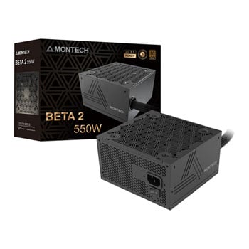 Montech BETA 2 550W 80PLUS Bronze PCIE 5.1 Wired Power Supply ATX3.1