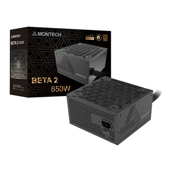 Montech BETA 2 650W 80+ Bronze PCIE 5.1 Wired Power Supply/PSU ATX3.1
