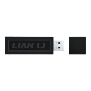 Lian Li Wireless Controller Black with PWM-to-SATA Adapter