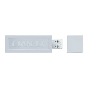 Lian Li Wireless Controller White with PWM-to-SATA Adapter