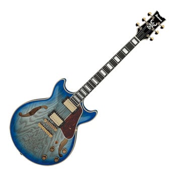 Ibanez AM93QA-JBB Hollowbody Electric Guitar