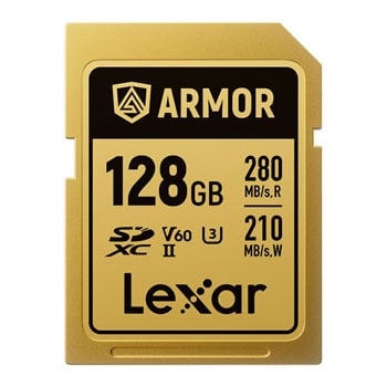Lexar Armor Gold Stainless Steel SDXC Card 128GB