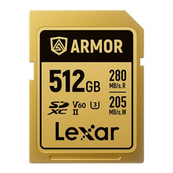 Lexar Armor Gold Stainless Steel SDXC Card 512GB
