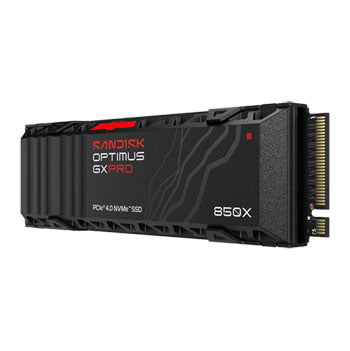 SANDISK OPTIMUS GX PRO 850X 4TB M.2 (2280) PCIe Gen 4 NVMe 1.4 SSD / Solid State Drive with Heatsink