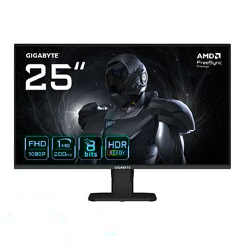 Gigabyte Open Box 24.5" Fhd 200Hz Freesync Premium Ips Gaming Medium Gs25f2