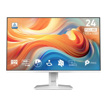 Msi 24" Full Hd 144Hz Adaptive Sync Ips Monitor Pro Mp243w E14