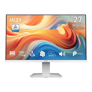 Msi 27" Wqhd 144Hz Adaptive Sync Ips Monitor Size 27 Pro Mp273qw E14