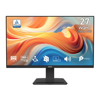 Msi 27" Wqhd 144Hz Adaptive Sync Ips Monitor Size 27 Pro Mp273q E14