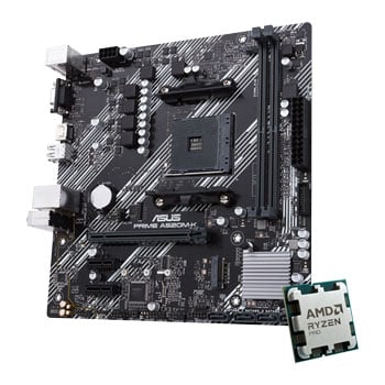 AMD Ryzen 5 Pro 5655G OEM Processer + ASUS A520M-K Motherboard Bundle