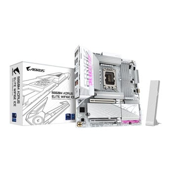 Gigabyte Ddr5 Pcie Micro-Atx Motherbo Size 5.0 B860m Aorus Elite Wifi6e Ice