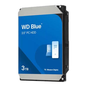 WD 3TB Blue 3.5” SATA HDD/Hard Drive