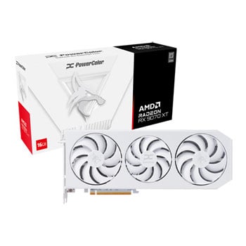 Powercolor Amd Radeon Rx 9070 Xt Hellhound Spectral 16Gb Gddr6 G White Rx9070xt 16G-L/Oc/White