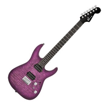 Charvel Pro-Mod Plus DK24 HH HT EB QM, Ebony Fingerboard - Violet Radiance