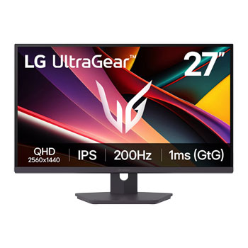 Open Box LG 27" 27G610A-B QHD 200Hz FreeSync Premium Gaming Monitor