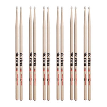 6 x Pairs - Vic Firth American Classic 7A Nylon Drumsticks