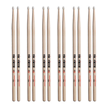 6 x Pairs Vic Firth VF-8DN Drumsticks