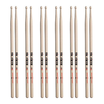 6 x Pairs - Vic Firth VF-8D Drumsticks