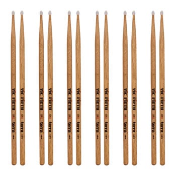 6 x Pairs Vic Firth VF-5BTN Drumsticks