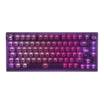 CORSAIR K65 PLUS Wireless RGB 75% Mechanical Gaming Keyboard - Atomic Purple