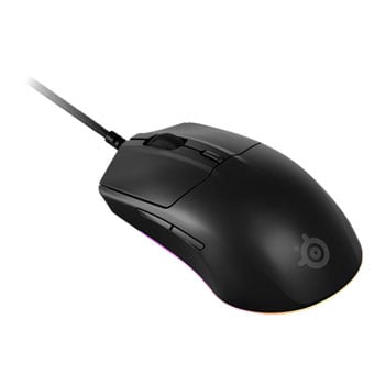 SteelSeries Rival 3 Gen 2 Black RGB 8500 DPI Optical Wired Gaming Mouse
