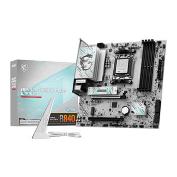 Refurbished MSI B840M GAMING PLUS WiFi AM5 DDR5 PCIe 4.0 microATX Motherboard