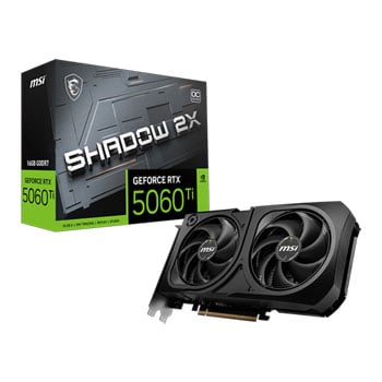 *3XS* MSI NVIDIA GeForce RTX 5060 Ti 16G SHADOW 2X OC PLUS Graphics Card