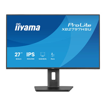 iiyama ProLite XB2797HSU-B1 27" Full HD 120Hz Adaptive Sync IPS Monitor