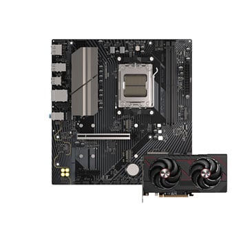 Sapphire AMD Radeon RX 9060 XT OC PULSE Sapphire B650M-E Motherboard Bundle