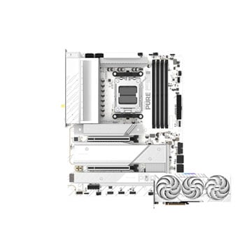 Sapphire AMD Radeon RX 9070 XT PURE Sapphire PURE X870A WIFI 7 Motherboard Bundle