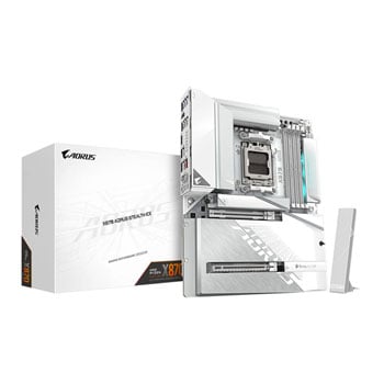 Refurbished Gigabyte AMD X870 AORUS STEALTH ICE ATX Motherboard