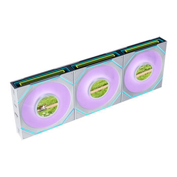 Lian Li Uni Fan SL-INF LCD Flex 120mm White ARGB PWM Triple Fan Pack