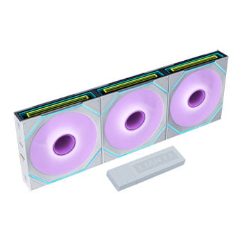 Lian Li Uni Fan SL-INF Flex 120mm White ARGB PWM Triple Fan Pack