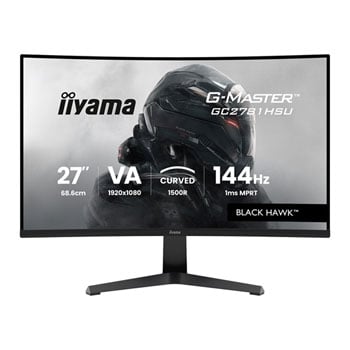 iiyama G-Master BLACK HAWK GC2781HSU-B1 27” FHD 144Hz AMD FreeSync Curved VA Gaming Monitor