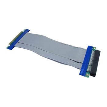 Inter-Tech Extender SLPS068 PCIe x8 Riser Cable 150mm Grey