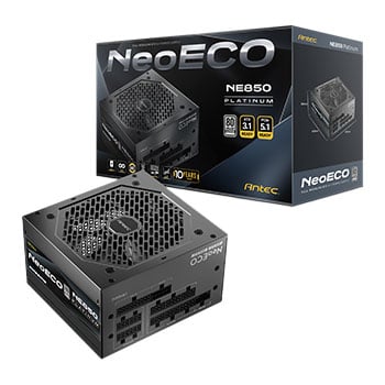 Antec NEOECO NE850 Platinum 850W Fully Modular 80+ Platinum ATX 3.1 Black Power Supply