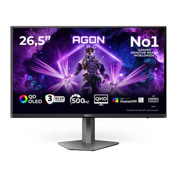 Aoc Agon Pro 27" 2K 500Hz G-Sync Compatible Displayhdr 500 Q Size 27 Ag276qkd2
