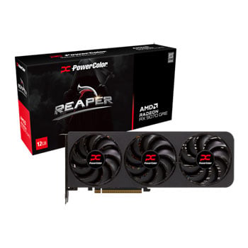 Powercolor Amd Radeon Rx 9070 Gre Reaper 12Gb Gddr6 Graphics Card Rx9070gre 12G-A