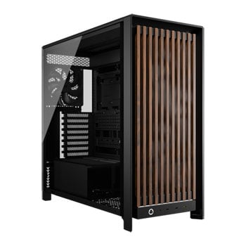 CORSAIR FRAME 5000D WOOD RS Black / Walnut Tempered Glass Mid Tower ATX PC Case