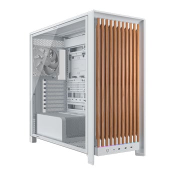 CORSAIR FRAME 5000D WOOD RS White / Oak Tempered Glass Mid Tower ATX PC Case