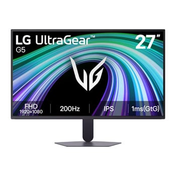 LG UltraGear G5 27G523B-B 27" FHD 200Hz HDR10 IPS Gaming Monitor