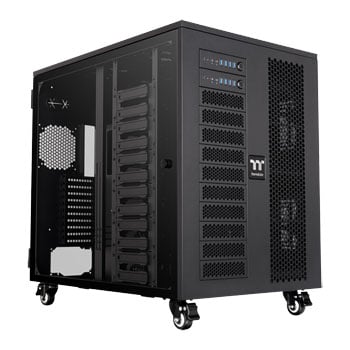 Thermaltake AX1000 TG Black Tempered Glass Super Tower Dual System PC Case