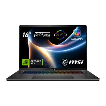 MSI Stealth 16 AI+ 16" WQXGA Intel Core Ultra 9 RTX 5080 Gaming Laptop