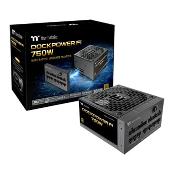 Thermaltake Dockpower FI 750W Full Modular 80+ Gold ATX 3.1 Black Power Supply