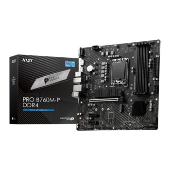Refurbished MSI Intel PRO B760M-P DDR4 Micro-ATX Motherboard