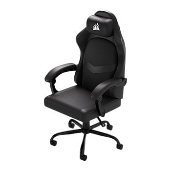 CORSAIR TC80 Gaming Chair Black PU Foam Fabric / Leatherette Adjustable Gaming Chair