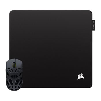 CORSAIR SABRE v2 Pro MG Wireless Gaming Mouse + MM Pro Esports-Tuned Medium Mouse Mat Black Bundle