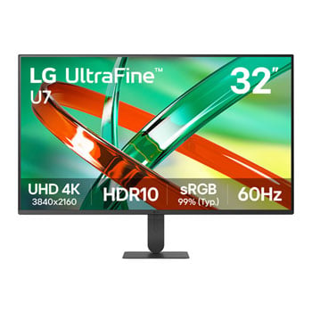 LG UltraFine U7 32U700B-B 32” 4K 60Hz VA Productivity Monitor